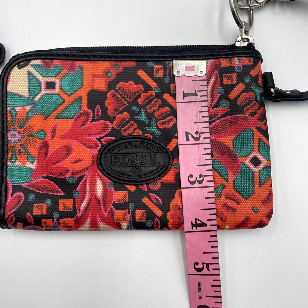Fossil Key-Per Floral Coated Canvas Crossbody Pur… - image 12